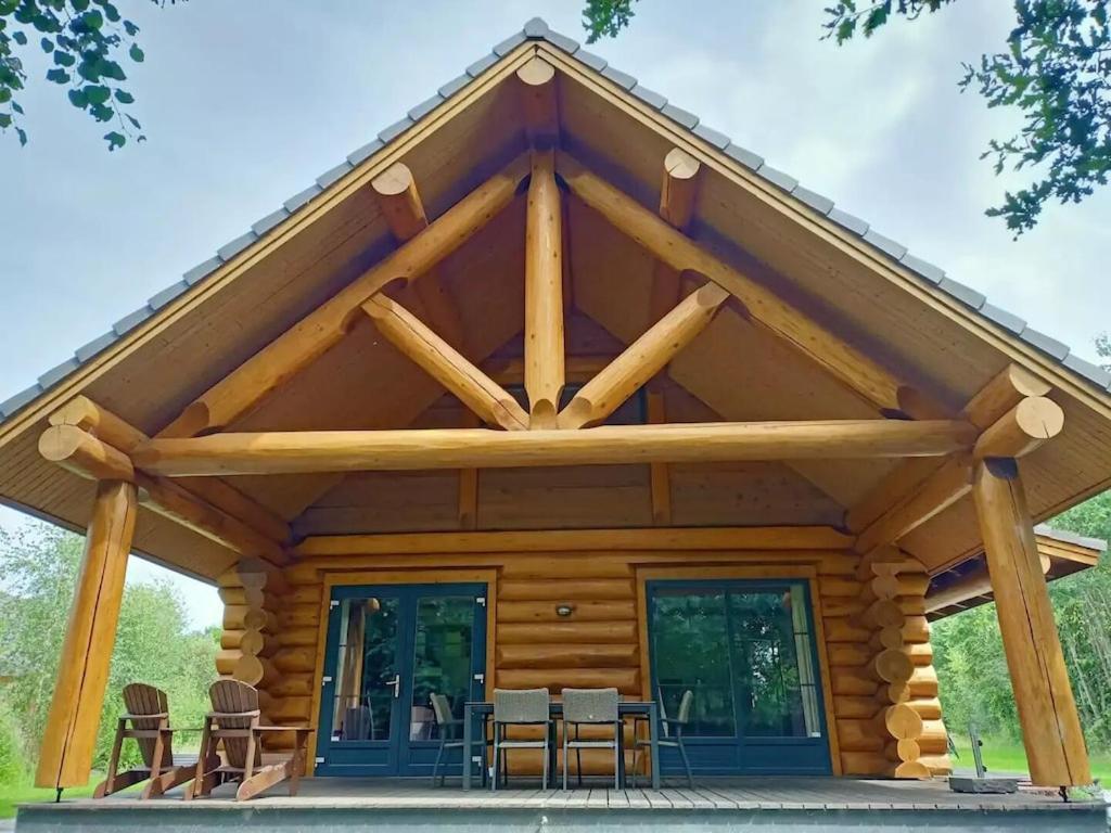 Unieke Houten Villa Met Sauna In Twente - 5P Den Ham 외부 사진