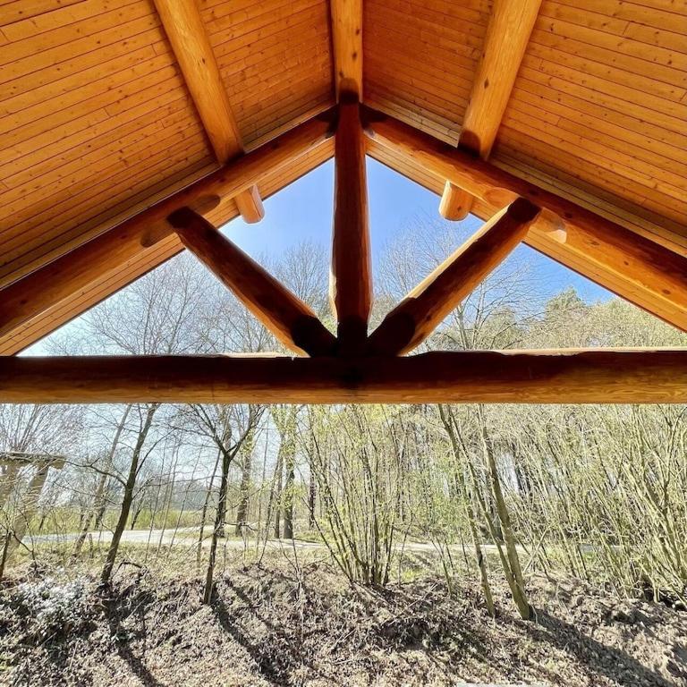 Unieke Houten Villa Met Sauna In Twente - 5P Den Ham 외부 사진